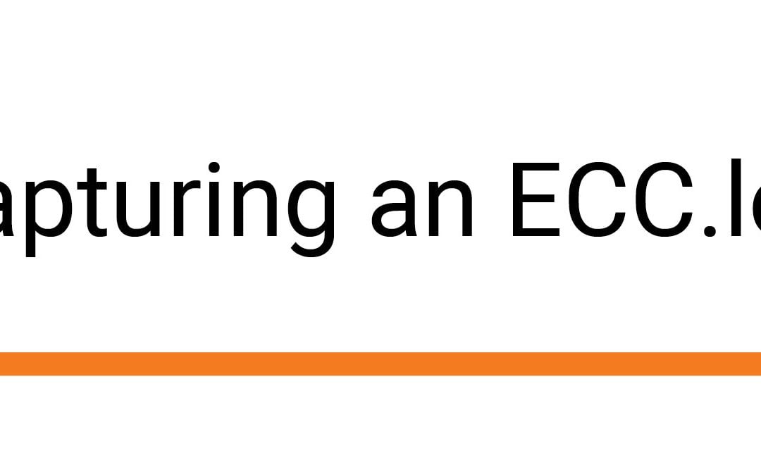 Capturing an ECC.log